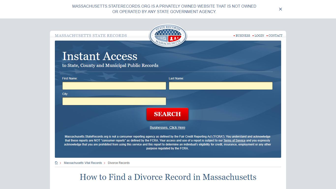 How to Find a Divorce Record in Massachusetts - Massachusetts State Records